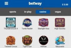 Betway Casino in Phone